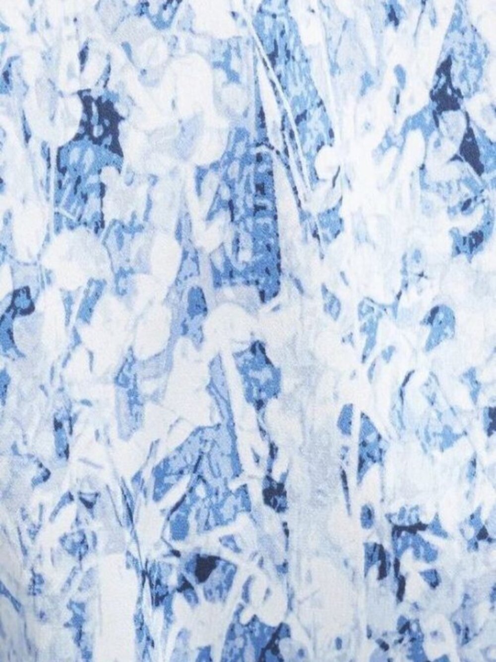 NEW Donna Karan Women's L Print V-Neck Elastic Waist Blouse NWT $295 - Picture 6 of 6
